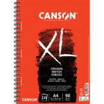 Canson bloc spiral de 120 feuilles de papier dessin croquis xl 90g grand format a4