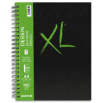Canson carnet de 60 feuilles xl book dessin. fomat a4, 160 grammes, grain lger. spirale grand ct
