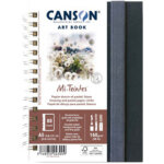 Canson carnet de croquis art book mi - teintes, a5, blanc