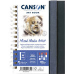 Canson carnet de croquis art book mixed mdia artist, a5