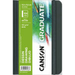 Canson carnet  croquis graduate drawing, 279 x 356 mm, noir