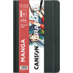 Canson carnet  croquis graduate manga, 216 x 279 mm, noir