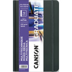 Canson carnet  croquis graduate mixed media, noir