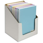 Canson carnets de notes 100 pages 120g 21x29, 7cm. couverture pp assorties (en bote prsentoir)