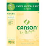 Canson pochette de 10 feuilles de papier dessin c a grain 180g a3 ref - 27106 Canson pochette de 10 feuilles de papier dessin c a grain 180g a3 ref - 27106