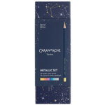 Caran d'ache crayons de couleur cosmic blue, 10 pi�ces