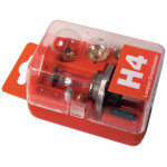 Cartrend bote d'ampoules de rechange h4, 8 pices