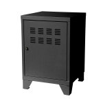 Casier mtal burocolor l. 40 x p. 40 x h. 51 cm - noir