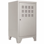 Casier m�tal burocolor l. 40 x p. 40 x h. 74 cm - aluminium