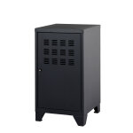 Casier mtal burocolor l. 40 x p. 40 x h. 74 cm - noir
