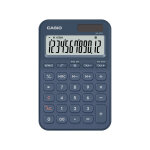 Casio calculatrice de bureau ms - 20yc - 12 chiffres - grand �cran - m�moire 3 touches - bleu marine