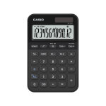 Casio calculatrice de bureau ms - 20yc - 12 chiffres - grand �cran - m�moire 3 touches - noir