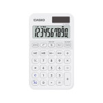 Casio calculatrice de poche sl - 310yc - 10 chiffres - grand �cran - etui de protection inclus - blanc ...
