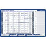 Cbg planning scolaire de janvier  dcembre, effaable  sec, 60x99cm