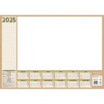 Cbg sous - mains natura, 100% recycl, grille millsime, 25 feuillets, 38, 5x54cm, 2 ?illets et 1 cordonnet ...