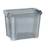 Cep bo�te de rangement 18 l avec couvercle - gris translucide