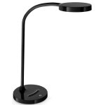 Cep lampe de bureau kl�o - led int�gr�e - 7w - bras flexible - variateur d'intensit� - noir
