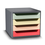 Cep module de classement 4 tiroirs first multi peps - assortis