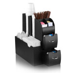 Cep module de rangement take a break 2 tiroirs coulissants, 137 x 320 x 280 mm, polystyrne, noir