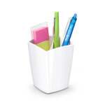 Cep pot  crayons 2 compartiments - blanc