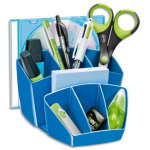 Cep pro multipot gloss 6 compartiments + 2 espace - dimensions l14, 3 x h9, 3 x p15, 8 cm coloris bleu ... Cep pro multipot gloss 6 compartiments + 2 espace - dimensions l14, 3 x h9, 3 x p15, 8 cm coloris bleu ...