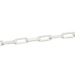 Chaine polythylne usage courant diamtre 8 mm x 5 m blanc
