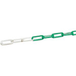 Chaine polythylne usage courant diamtre 8 mm x 5 m vert et blanc