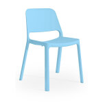 Chaise d'intérieur extérieur nuke en nylon bleu Chaise d'intérieur extérieur nuke en nylon bleu