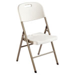 Chaise pliante en poly�thyl�ne - gris