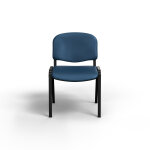 Chaise de réunion et visiteur first vinyle - bleu Chaise de réunion et visiteur first vinyle - bleu