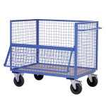 Chariot grillag  demi - ridelle rabattable - charge 500 kg