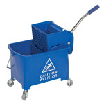 Chariot de lavage guialto double compartiment avec presse