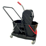Chariot de lavage guialto double seau 15 l avec presse