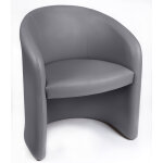 Chauffeuse majic 2 vinyle gris hauteur r�glable - accoudoirs dossier