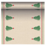 Chemin de table de no�l 'christmastree'