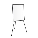 Chevalet de confrence - surface mlamine non magntique 66 x 101cm - cadre noir