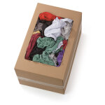 Chiffons en coton - couleur assortie - 100 chiffons