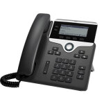 Cisco 7811, tlphone ip, noir, argent, combin filaire, polycarbonate, sur bureau / mural, 1 lignes ...
