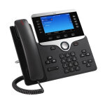 Cisco 8841, tlphone ip, noir, argent, combin filaire, sur bureau / mural, numrique, 12, 7 cm (5') ...