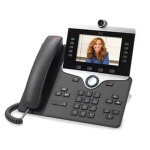 Cisco 8865, refurbished, tlphone ip, charbon de bois, combin filaire, abs, sur bureau / mural, 5 lignes ...