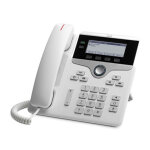 Cisco ip phone 7821, tlphone ip, blanc, combin filaire, polycarbonate, sur bureau / mural, 2 lignes ...