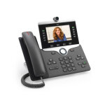 Cisco ip phone 8865, téléphone ip, charbon de bois, combiné filaire, abs, sur bureau / mural, numérique ... Cisco ip phone 8865, téléphone ip, charbon de bois, combiné filaire, abs, sur bureau / mural, numérique ...