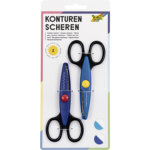 Ciseaux cranteurs, en set, longueur: env. 145 mm