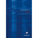 Clairefontaine agenda de bord brochure souple 21x29, 7cm 144 pages : 48 cases par semaine couverture ...