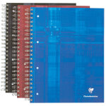 Clairefontaine cahier  spirale bind'o block 22, 5 x 29, 7 cm - 90g - perfor 4 trous - petits carreaux ...