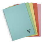 Clairefontaine cahier à spirale linicolor a4 21 x 29, 7 cm - 90g - ligné - 180 pages - lot de 5 assorties ... Clairefontaine cahier à spirale linicolor a4 21 x 29, 7 cm - 90g - ligné - 180 pages - lot de 5 assorties ...