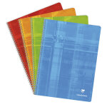 Clairefontaine cahier à spirale metric 24 x 32 cm - 90g - petits carreaux 5x5 - 180 pages Clairefontaine cahier à spirale metric 24 x 32 cm - 90g - petits carreaux 5x5 - 180 pages