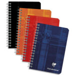 Clairefontaine carnet spirale 100 pages 9x14cm 5x5. couvertures carte assortie Clairefontaine carnet spirale 100 pages 9x14cm 5x5. couvertures carte assortie
