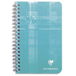 Clairefontaine carnet spiralé 180 pages 11x17cm 5x5. couverture carte assortie Clairefontaine carnet spiralé 180 pages 11x17cm 5x5. couverture carte assortie