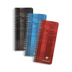 Clairefontaine carnet spiralé 180 pages 8, 5x20cm 5x5. couverture carte assortie Clairefontaine carnet spiralé 180 pages 8, 5x20cm 5x5. couverture carte assortie